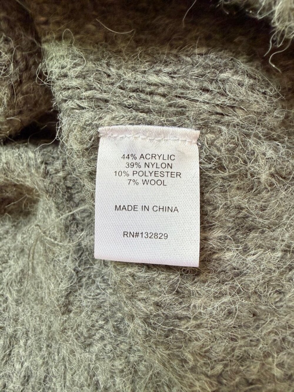 L'Academie Adria Charcoal Gray Cable Knit Sweater Medium - Picture 5 of 7